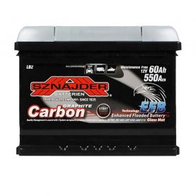 Автомобильный аккумулятор SZNAJDER Carbon Start Stop EFB (LB2) 60Аh 550А R+  (h=175) 560 08 